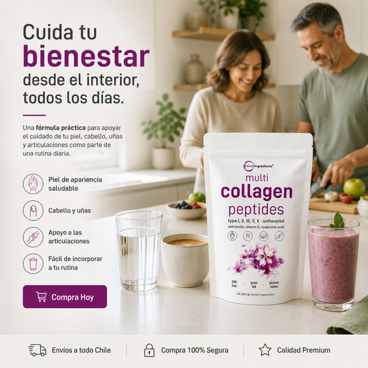 Collagen Peptides Multi / Apoya tu belleza y bienestar desde el interior.