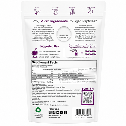 Collagen Peptides Multi / Apoya tu belleza y bienestar desde el interior.